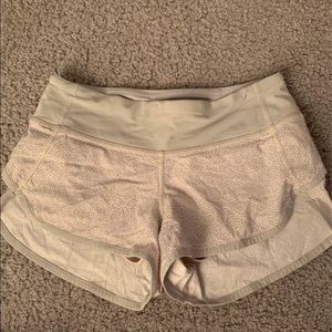 Lululemon speed shorts